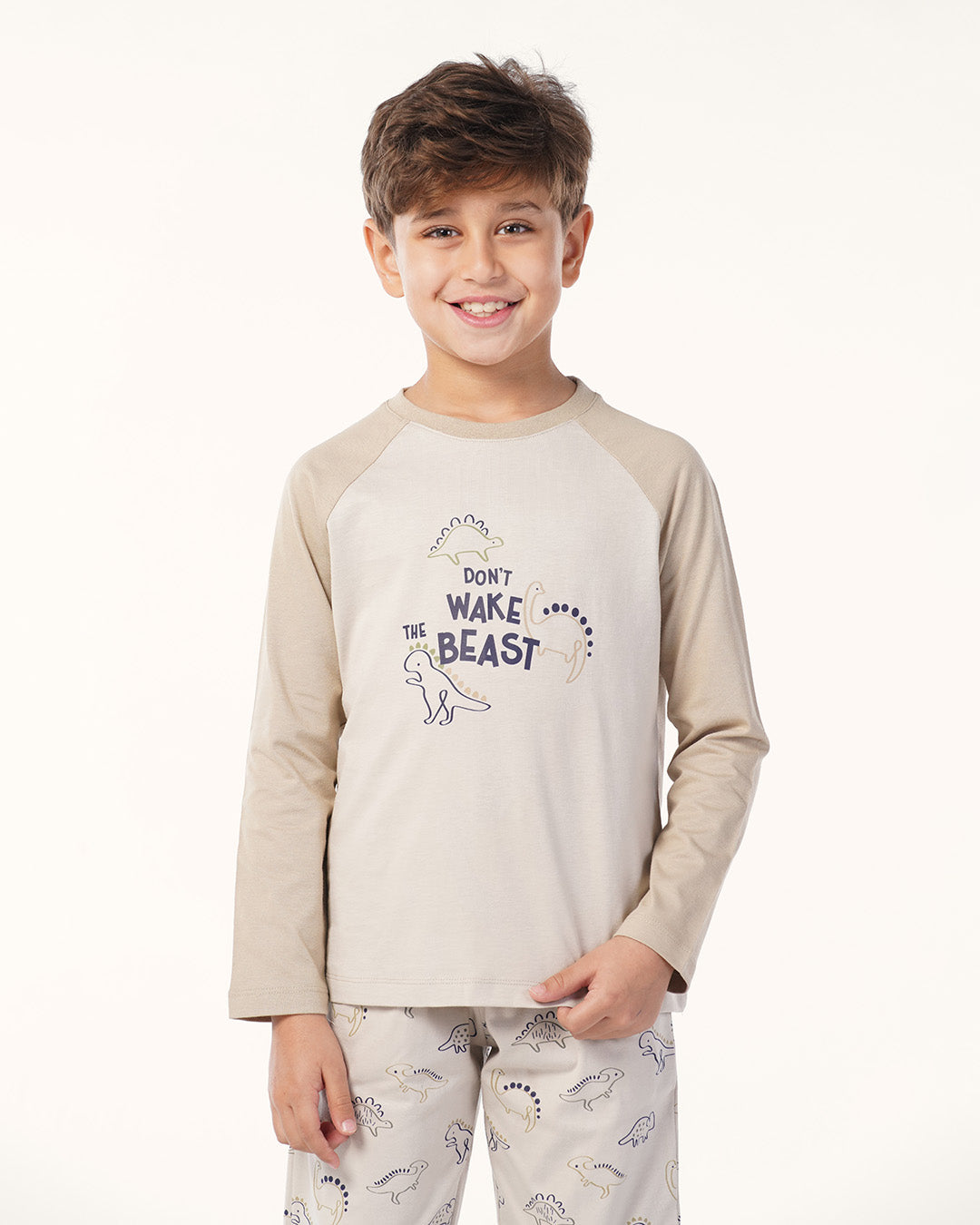 بيجاما بنطلون قطن دينصورات