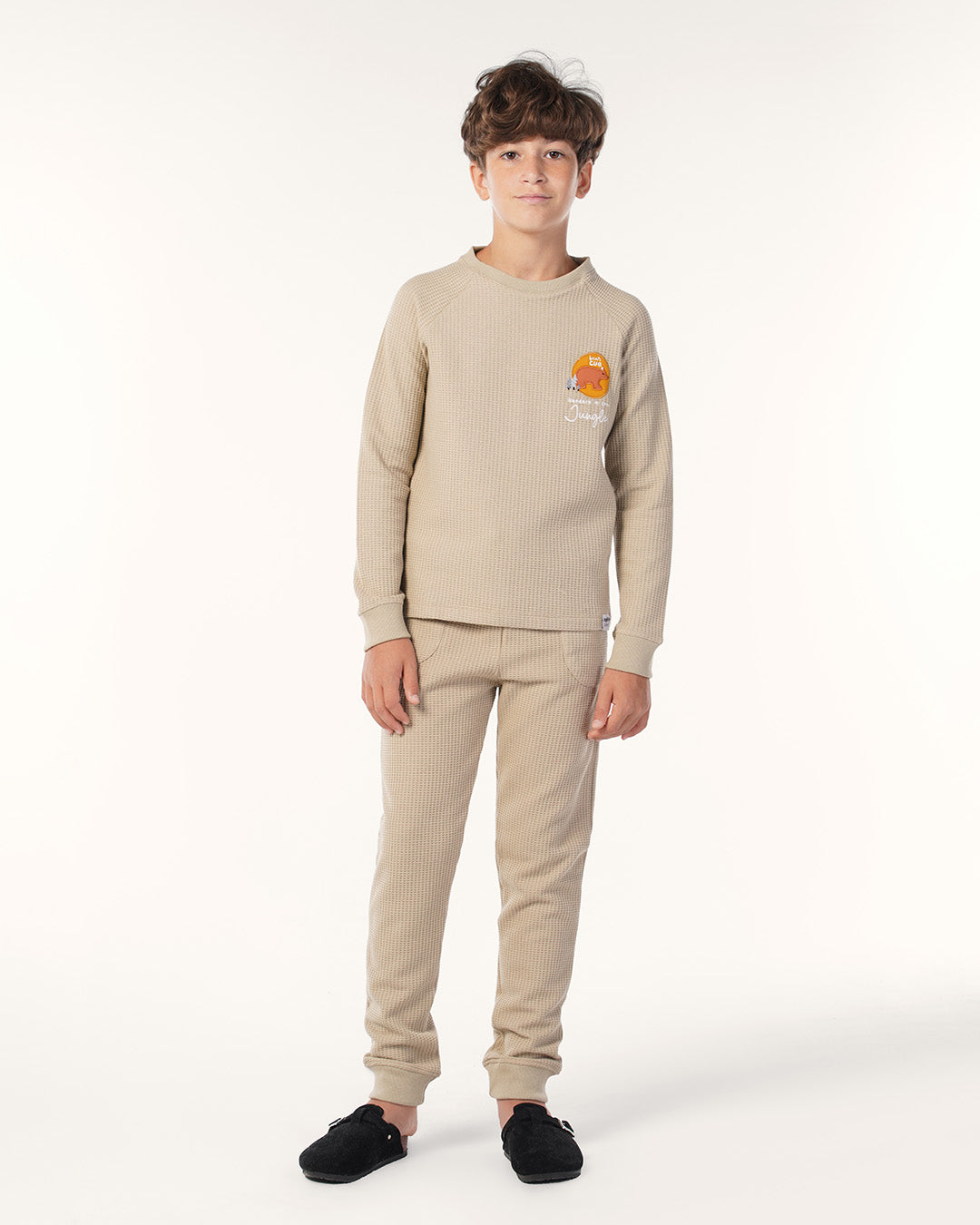 بيجاما بنطلون جاكاردو توب كُم طويل حكايات الغابه