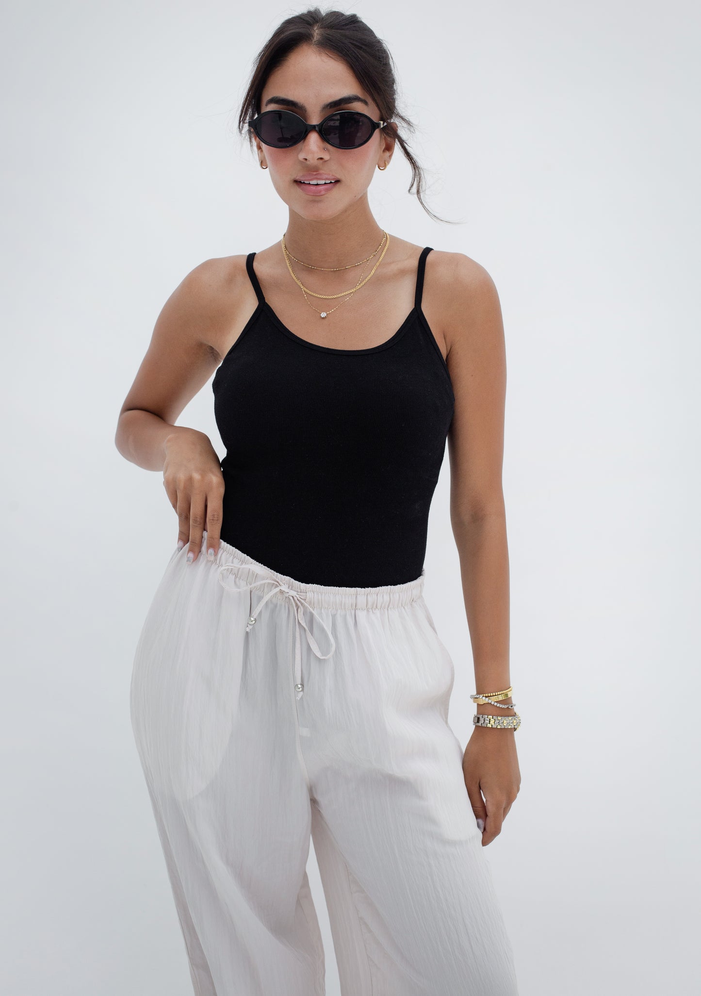Wrinkled Women's Trousers