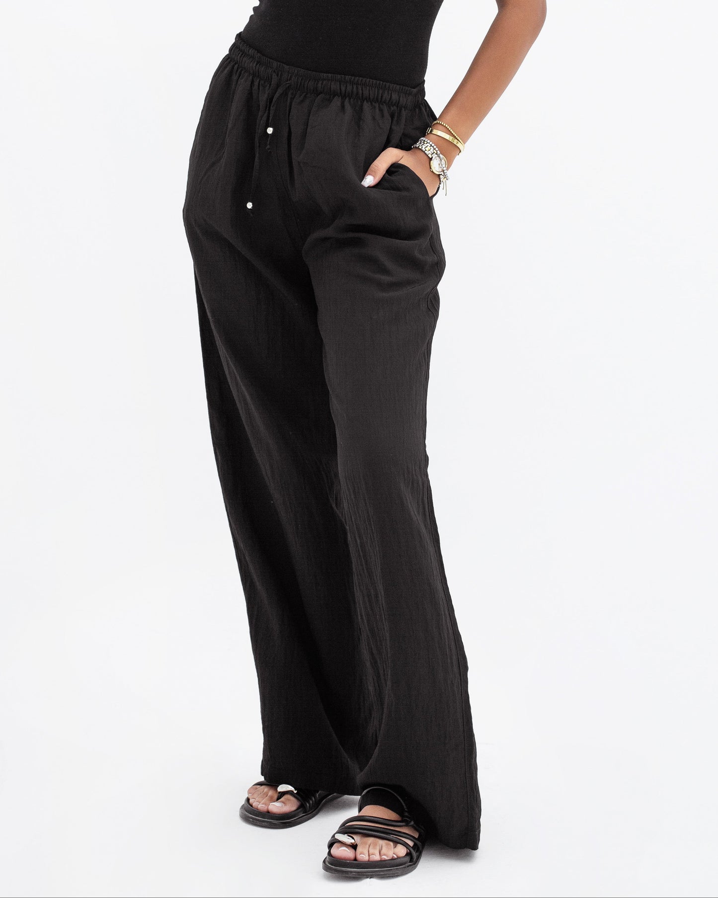 Wrinkled Women's Trousers