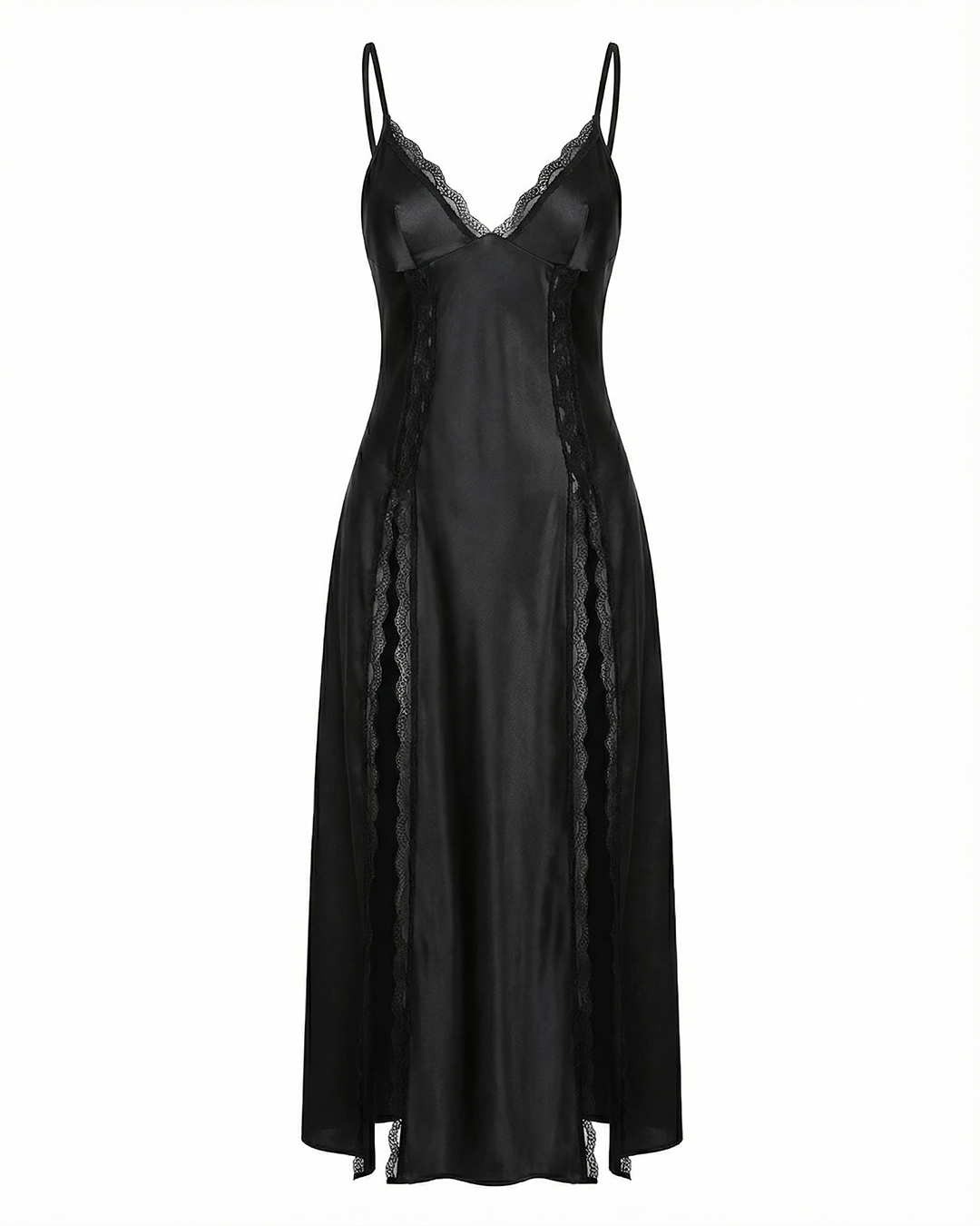 Yy est un longing chemise de sommeil ouvert des deux côtés