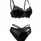 JNYPush up Panty and Lace Bra Set