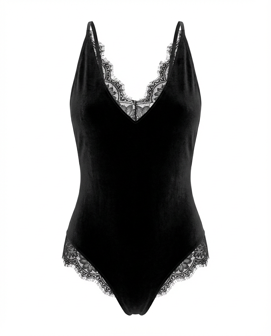 Bodysuit women's lingerie with lace