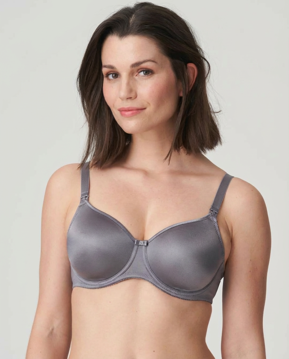 Women's full cap, plain satin