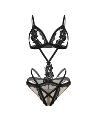 YYطقم لانجيري قطعتين بكيني متصلين