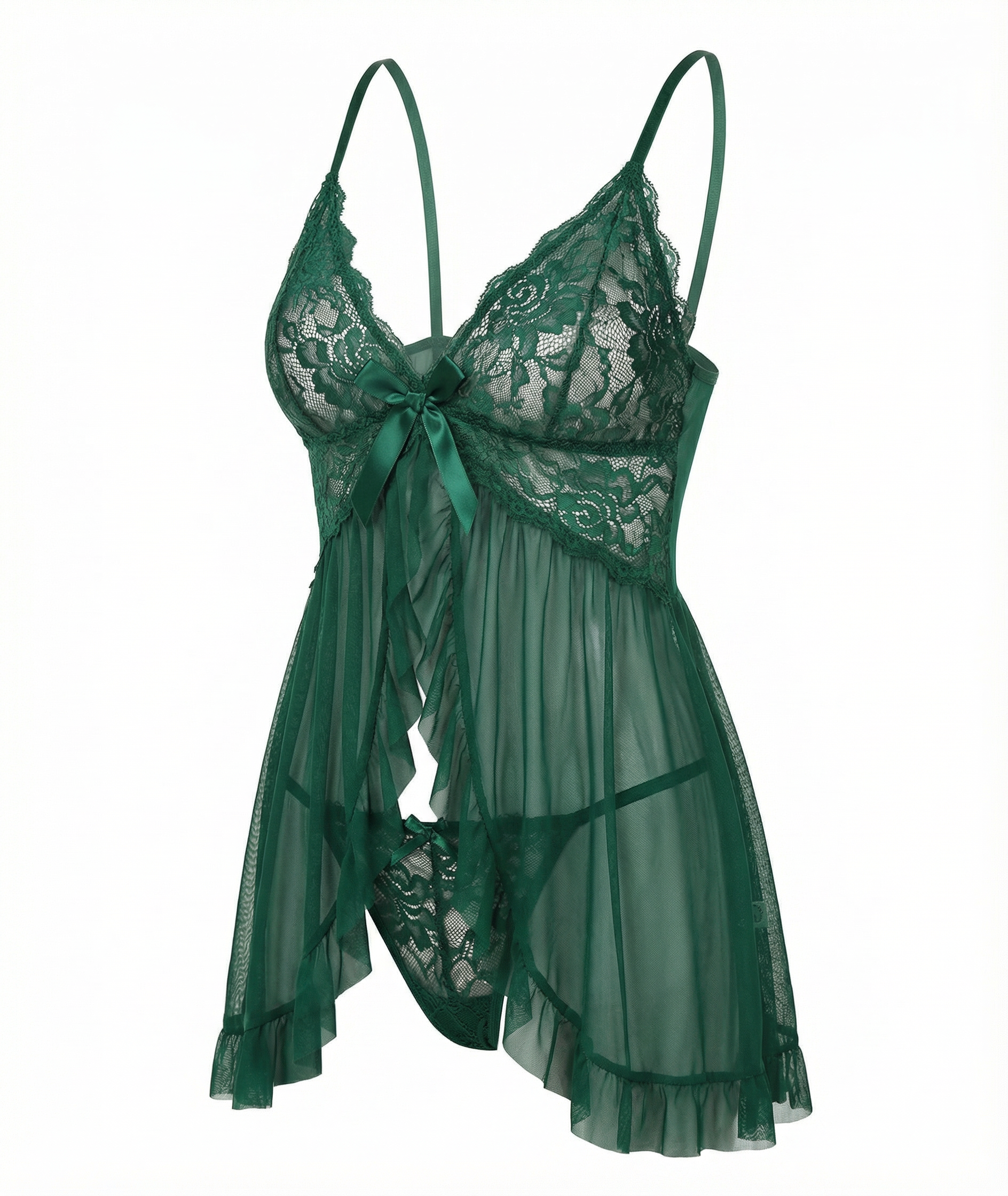 BD طقم لانجيري حمالة مفتوح من الامام قطعتين