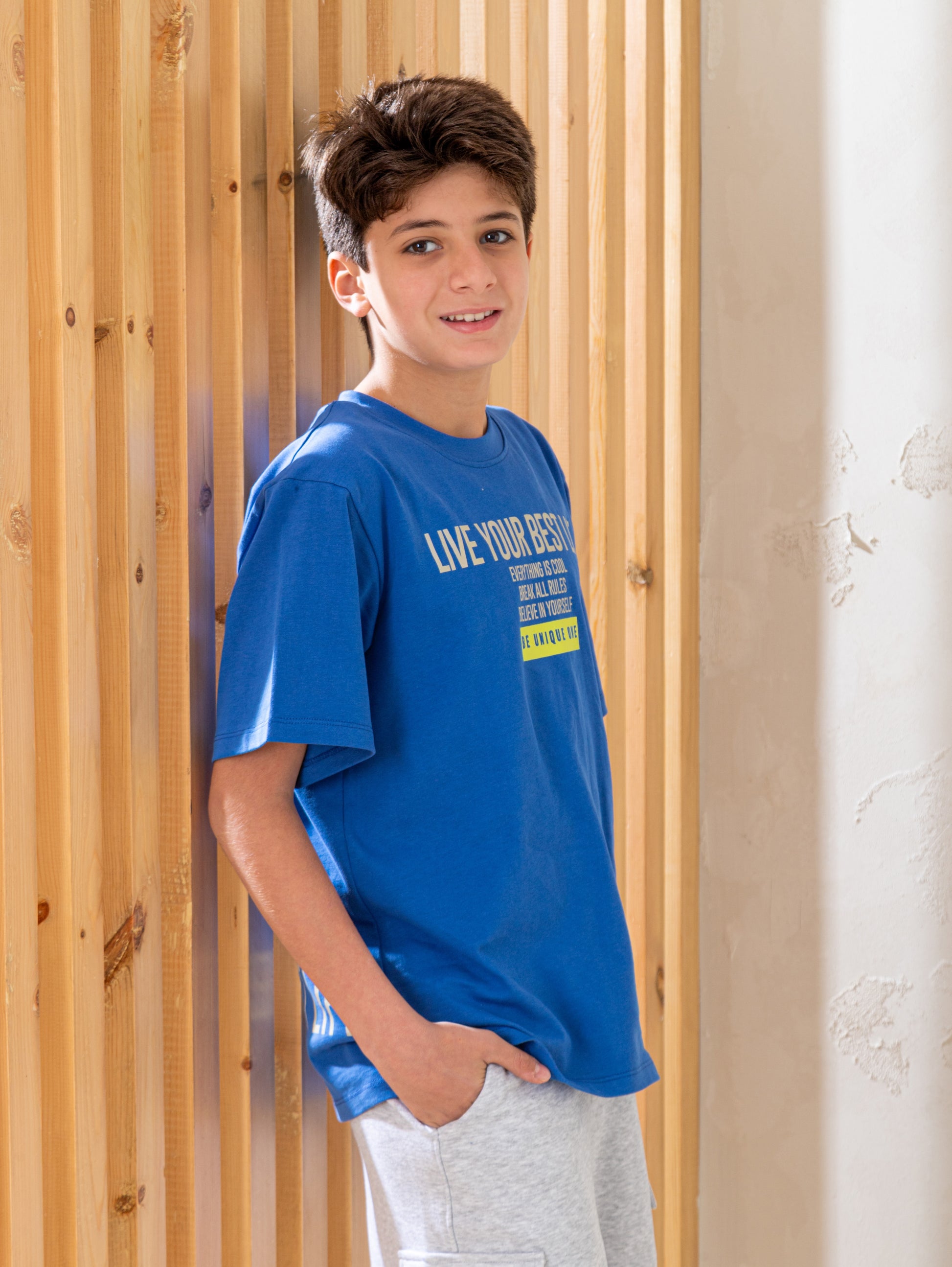 Live Your Best Life بيجاما اولادي