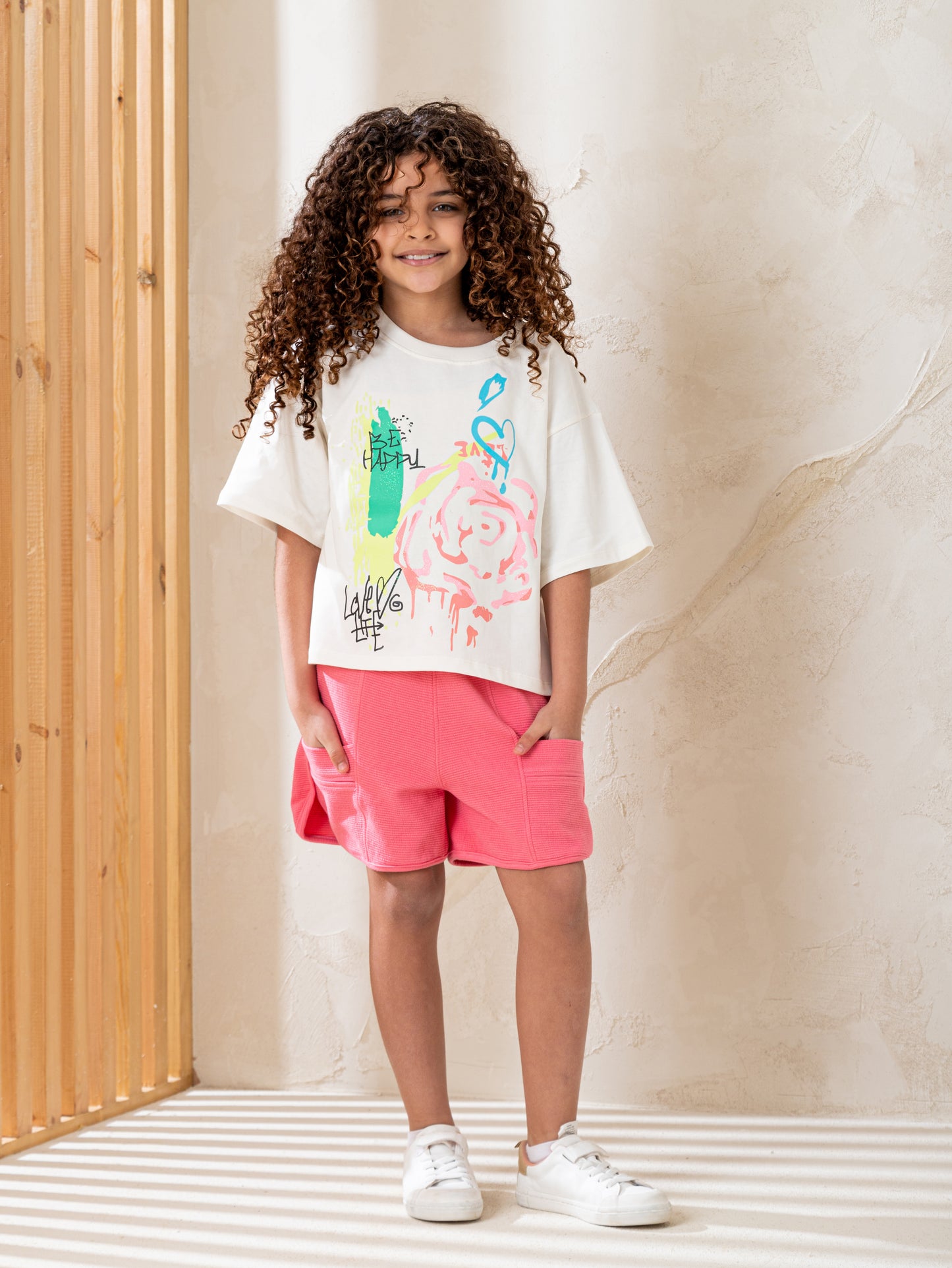 Be happy flower بيجاما بناتي