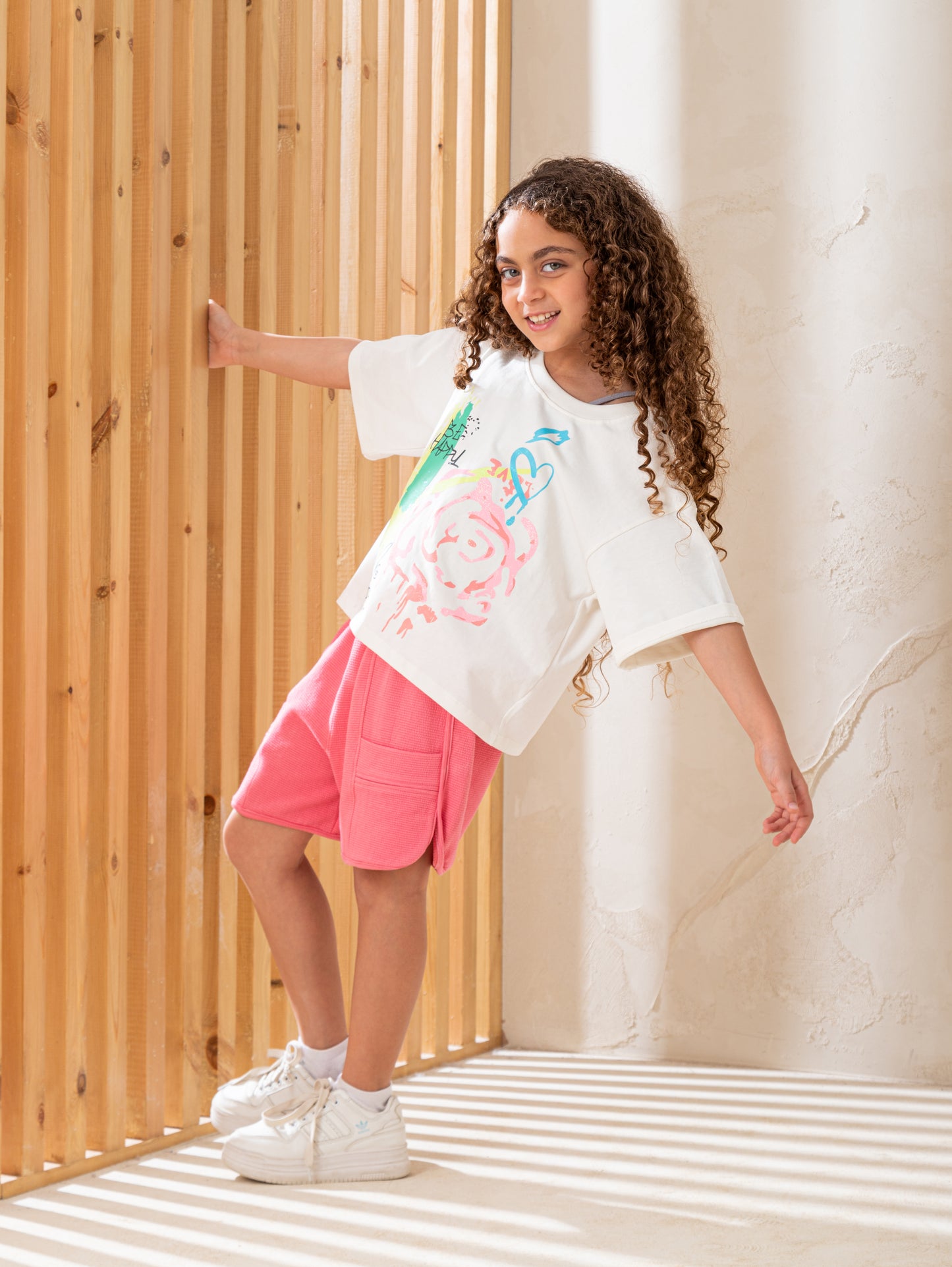 Be happy flower بيجاما بناتي