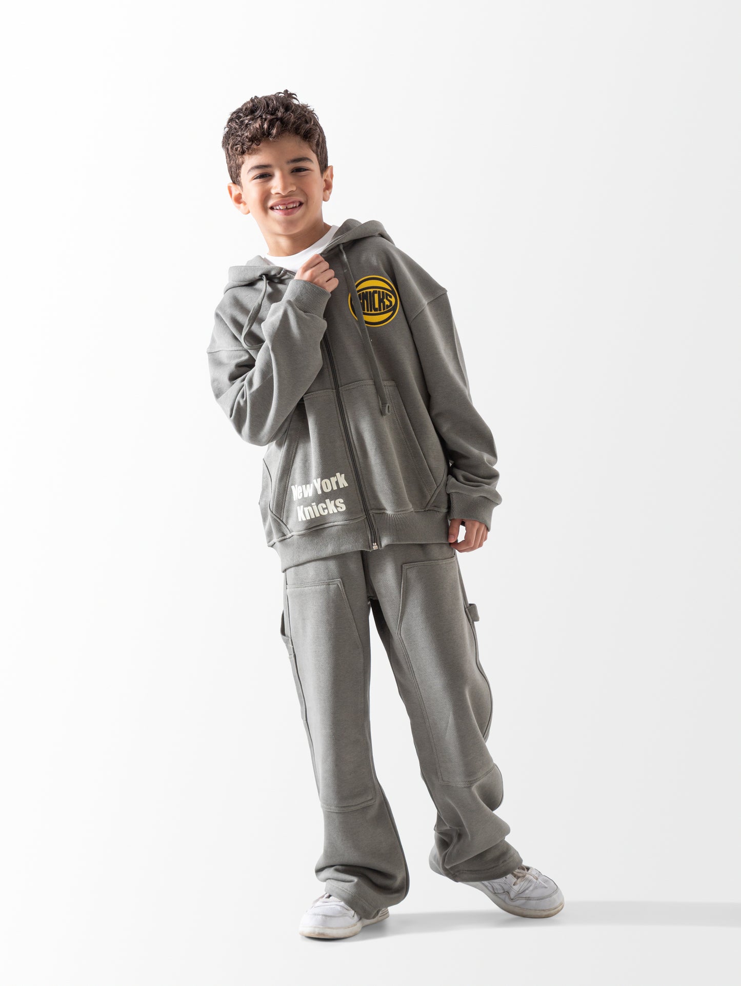 طقم كيدز اولادى خريفى نيويورك نيكس 3