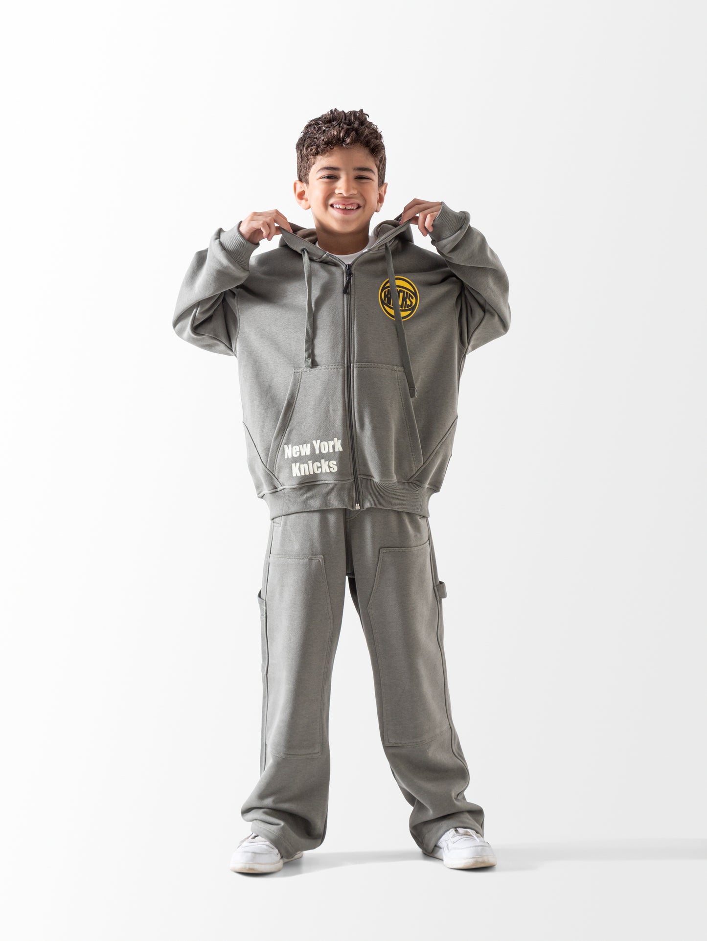 طقم كيدز اولادى خريفى نيويورك نيكس 3