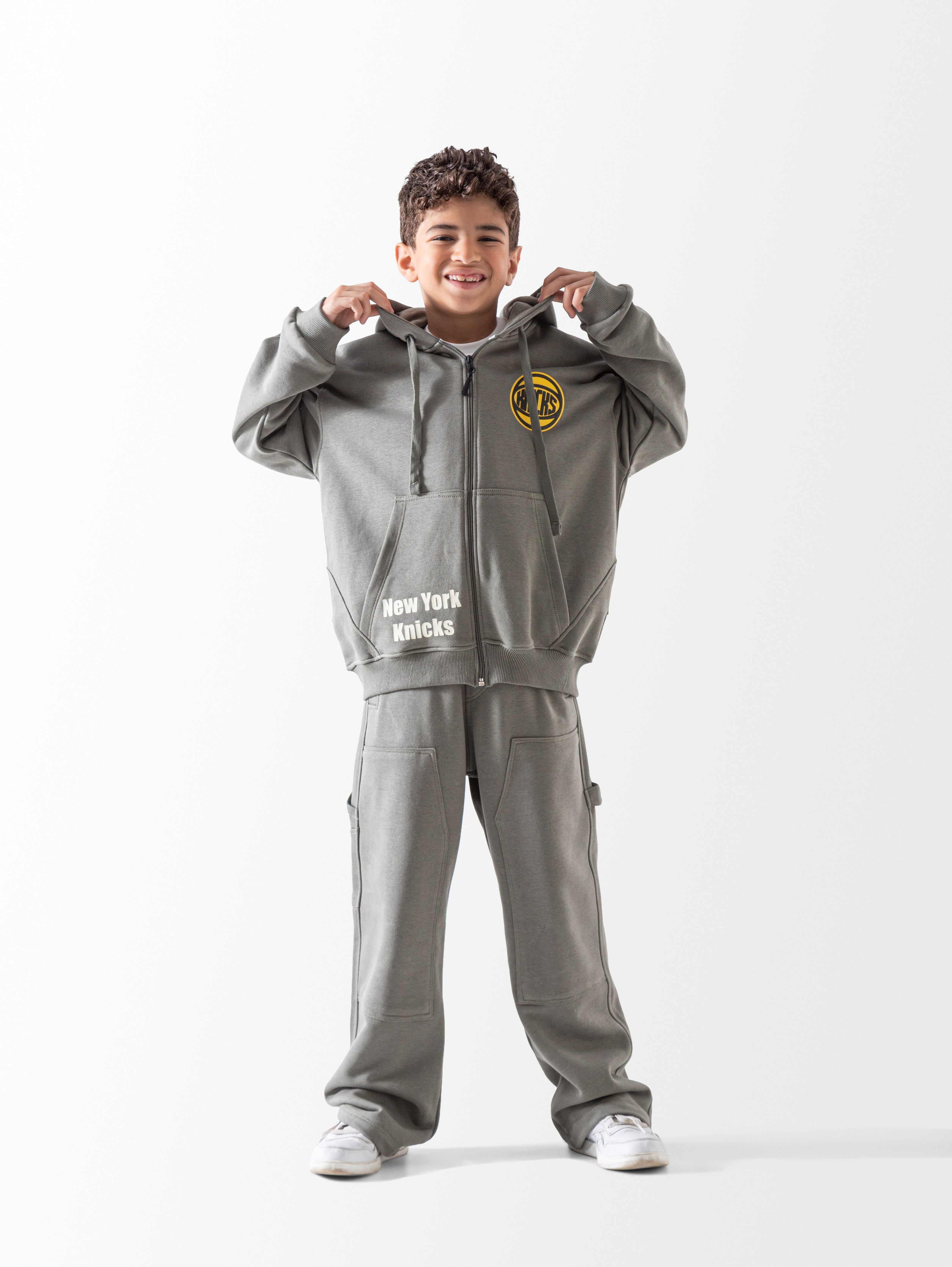 طقم كيدز اولادى خريفى نيويورك نيكس 3