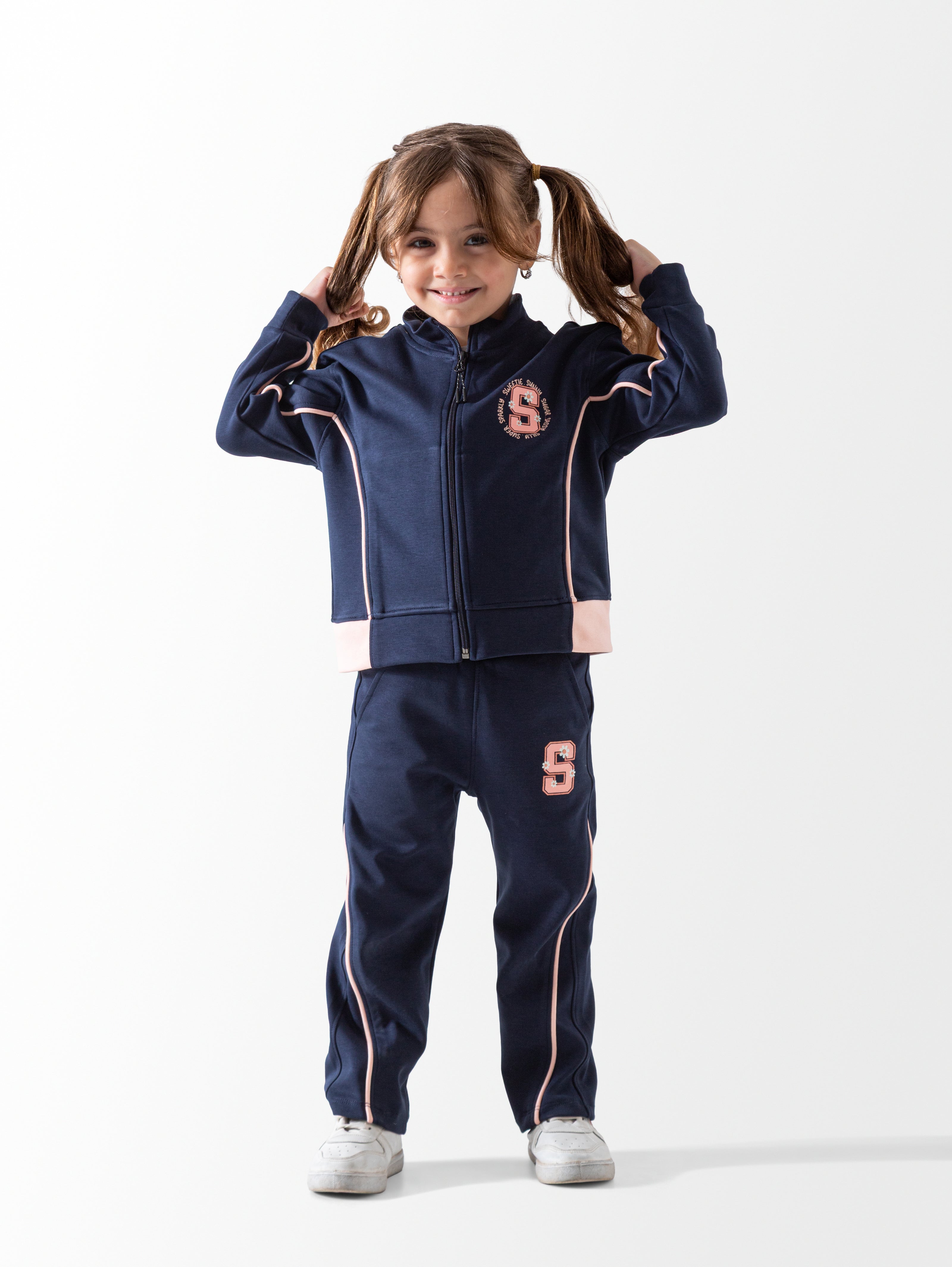 طقم كيدز بناتى خريفى ساني سويتي