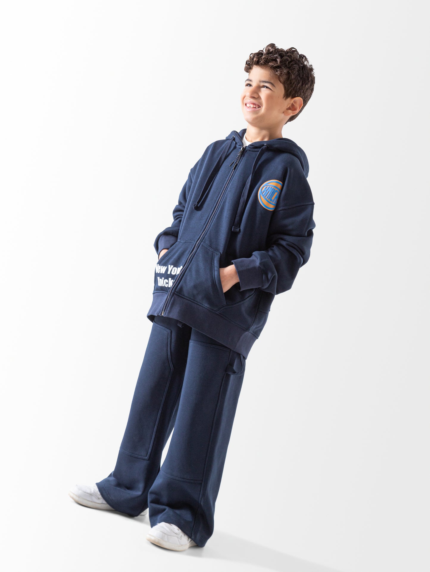 طقم كيدز اولادى خريفى نيويورك نيكس 3