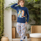 Bluey Family Children's pajamas for boys, long sleeves, 100% cotton * Printed pants, 100% cotton