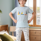 Sailing season My boys' half sleeve pajamas