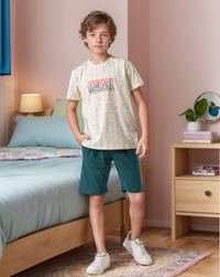 Marvel Super heroes Boys' pajamas half sleeve