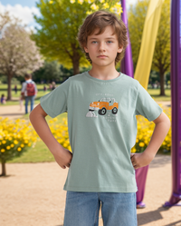 Off road Truck تيشرت أولادي نص كم