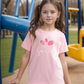 Sweet Strawberry Girls' Half Sleeve T-Shirt