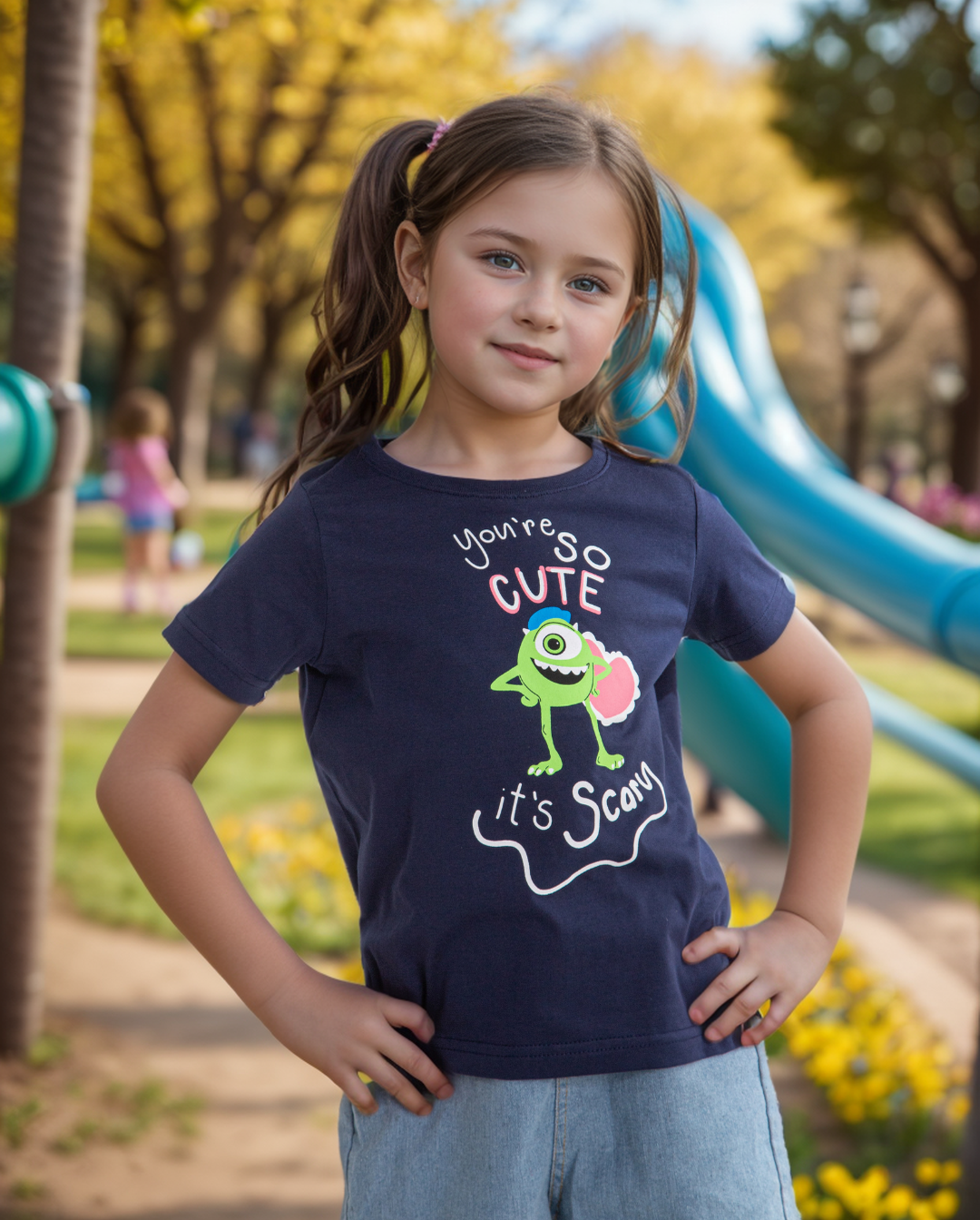 Monsters incGirls' Half Sleeve T-Shirt