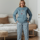 snow much love women's pajamas with sleeves