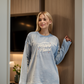 Happy Place Women's Velvet Pajamas, T-shirt with printed sleeves on the chest and floral patterned pants