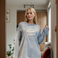 Happy Place Women's Velvet Pajamas, T-shirt with printed sleeves on the chest and floral patterned pants