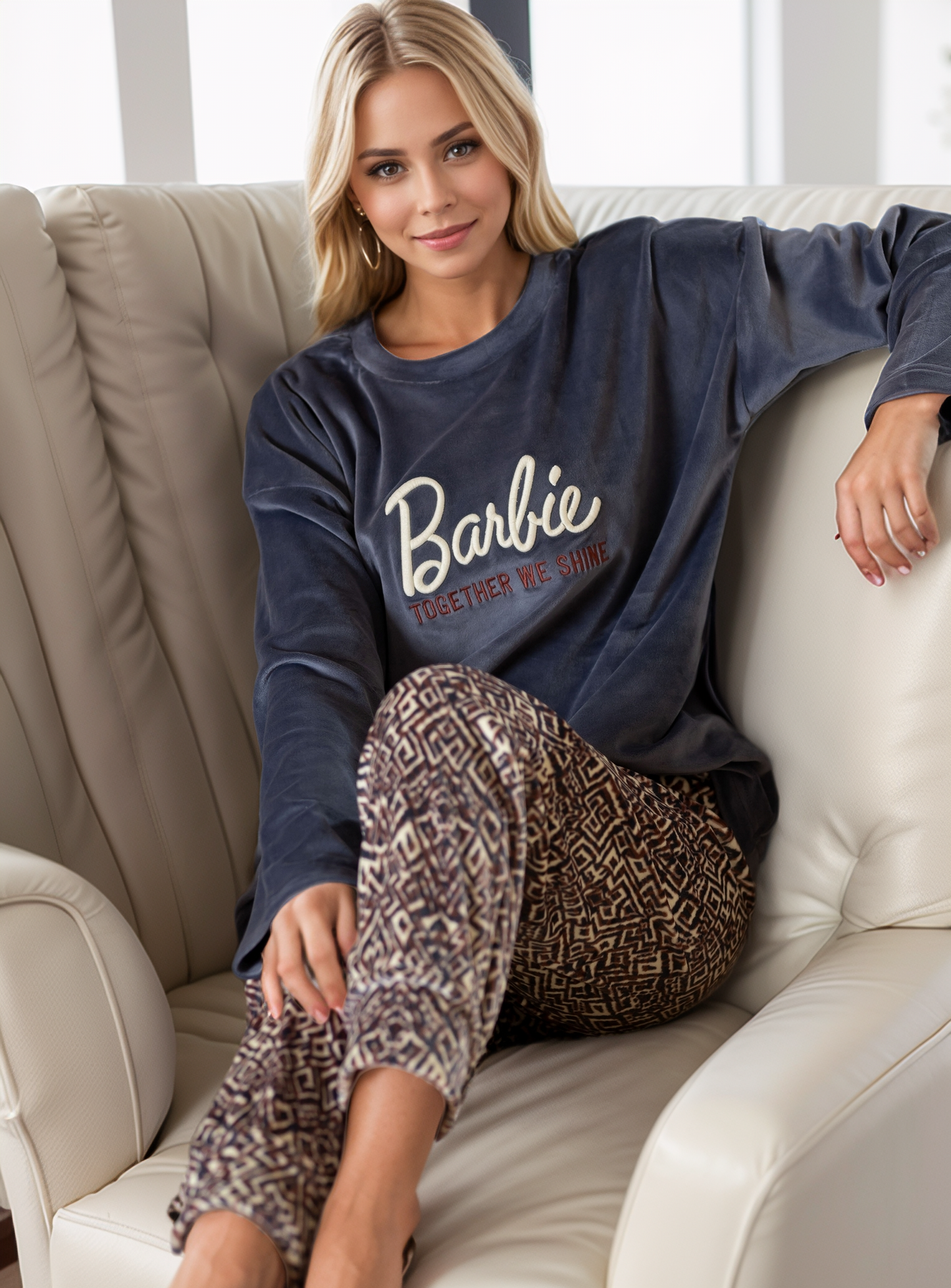 barbie بيجاما حريمي بكم