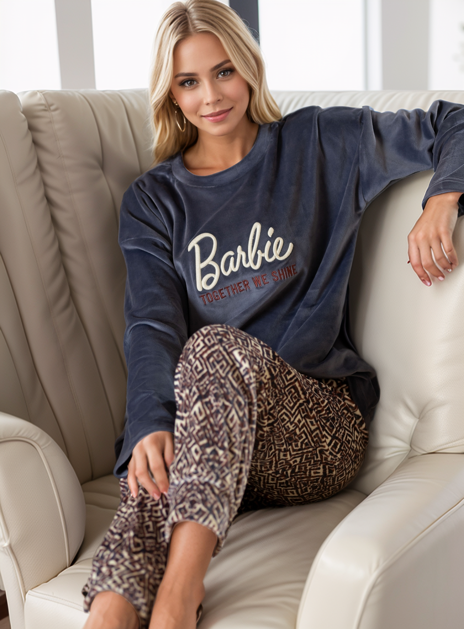 barbie بيجاما حريمي بكم