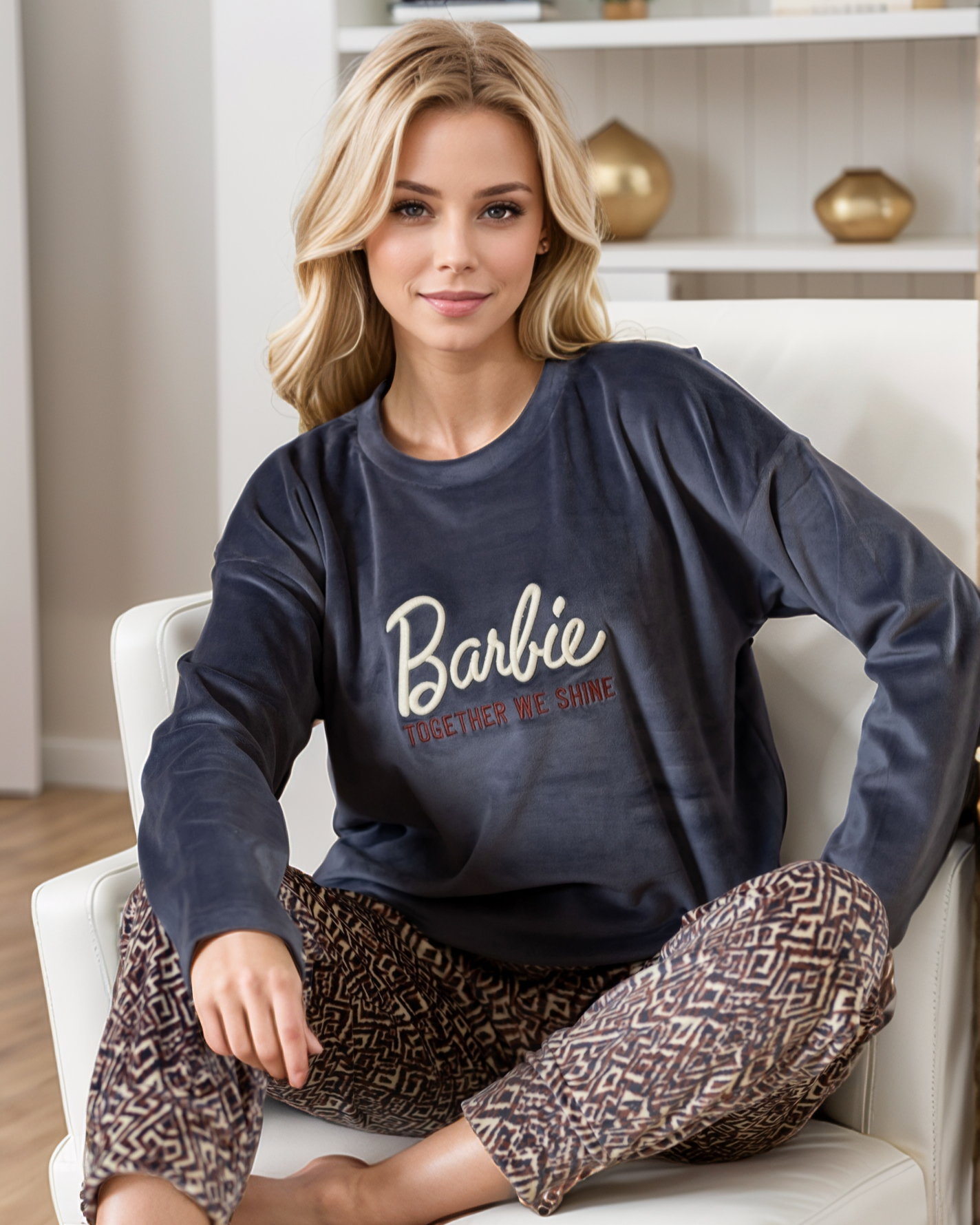 barbie بيجاما حريمي بكم