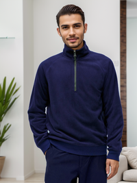 Next Level بيجاما رجالي توب بولار بكم طويل و بنطلون ملتون