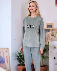 بيجاما حريمى Happy Little Penguin