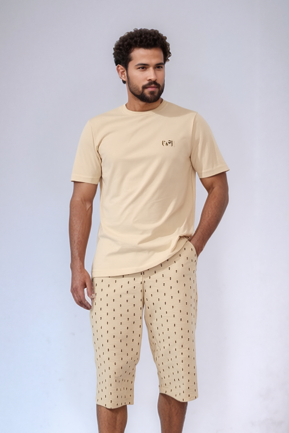 Triple dots بيجاما رجالي نص كم