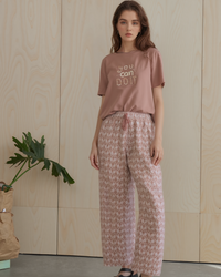 You can do it بيجاما حريمي نص كم و بنطلون