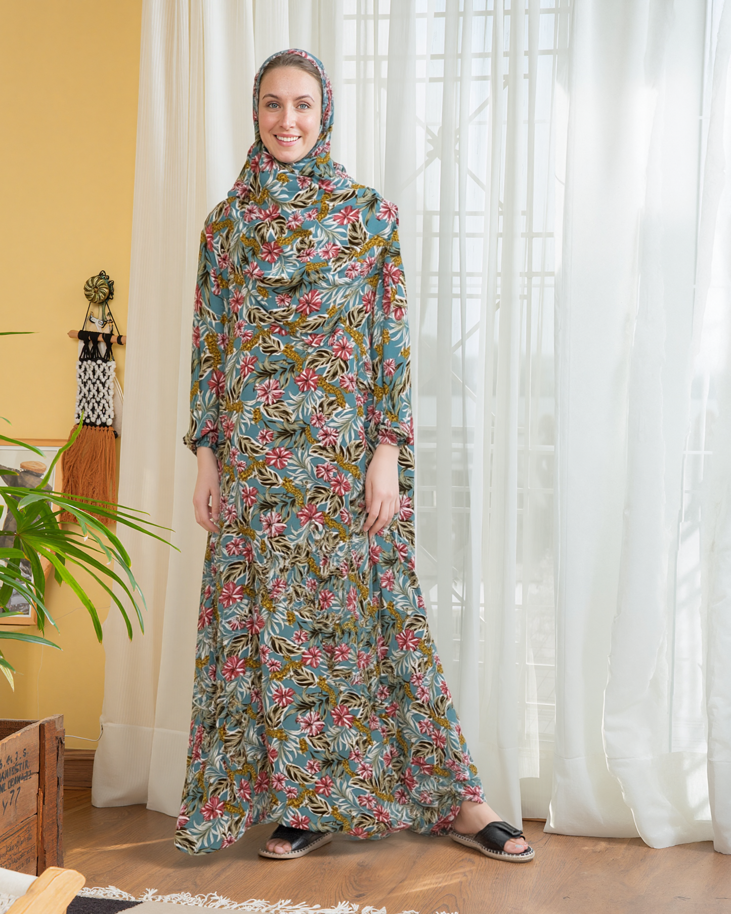 07 اسدال حريمي فسكوز مشجر