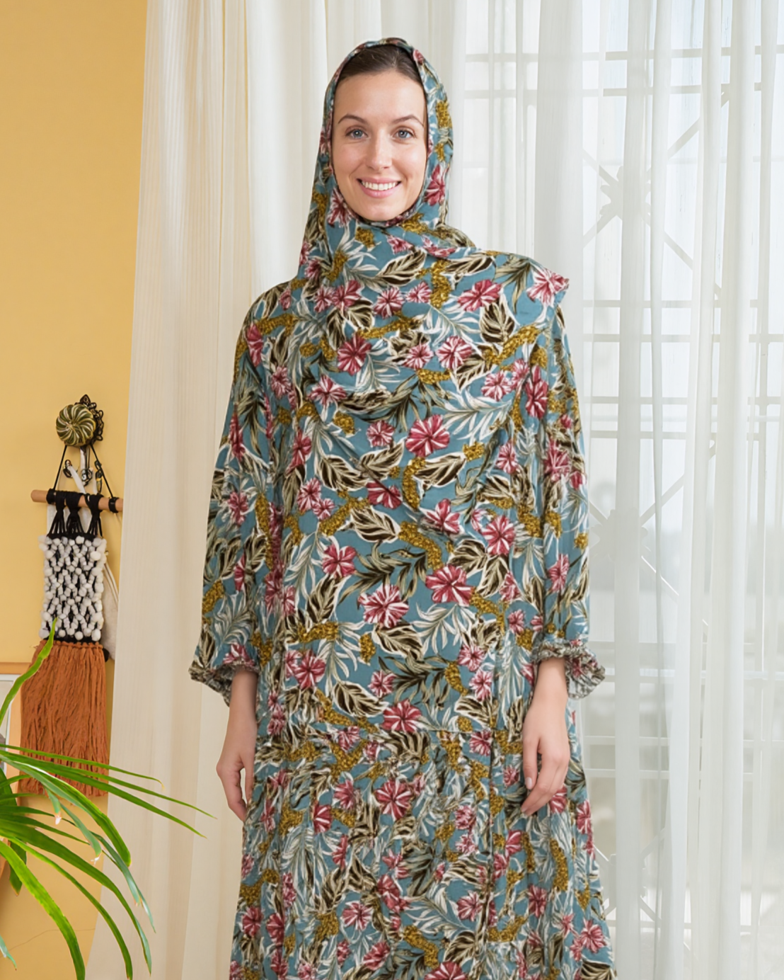 07 اسدال حريمي فسكوز مشجر