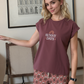 SMS de Pyjamas Pour Femmes du Jour Ensoleillé Combien de Shorts Kinaires