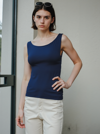 polyamid بدى ساده حريمي ياقه القارب