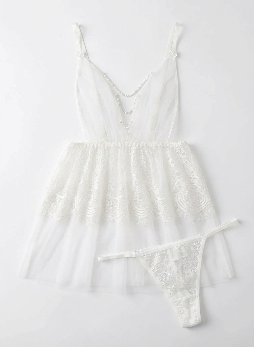 La Lingerie S24 A Réglé Deux Moraux de Chemise Court et de Pantité