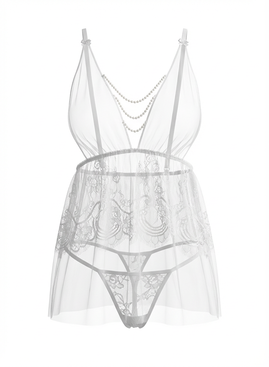 La Lingerie S24 A Réglé Deux Moraux de Chemise Court et de Pantité