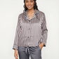 Women's striped pajamas, trouser length