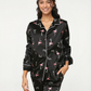 Women's pajamas with a flamingo sleeve