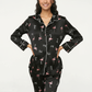 Women's pajamas with a flamingo sleeve