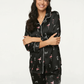 Women's pajamas with a flamingo sleeve