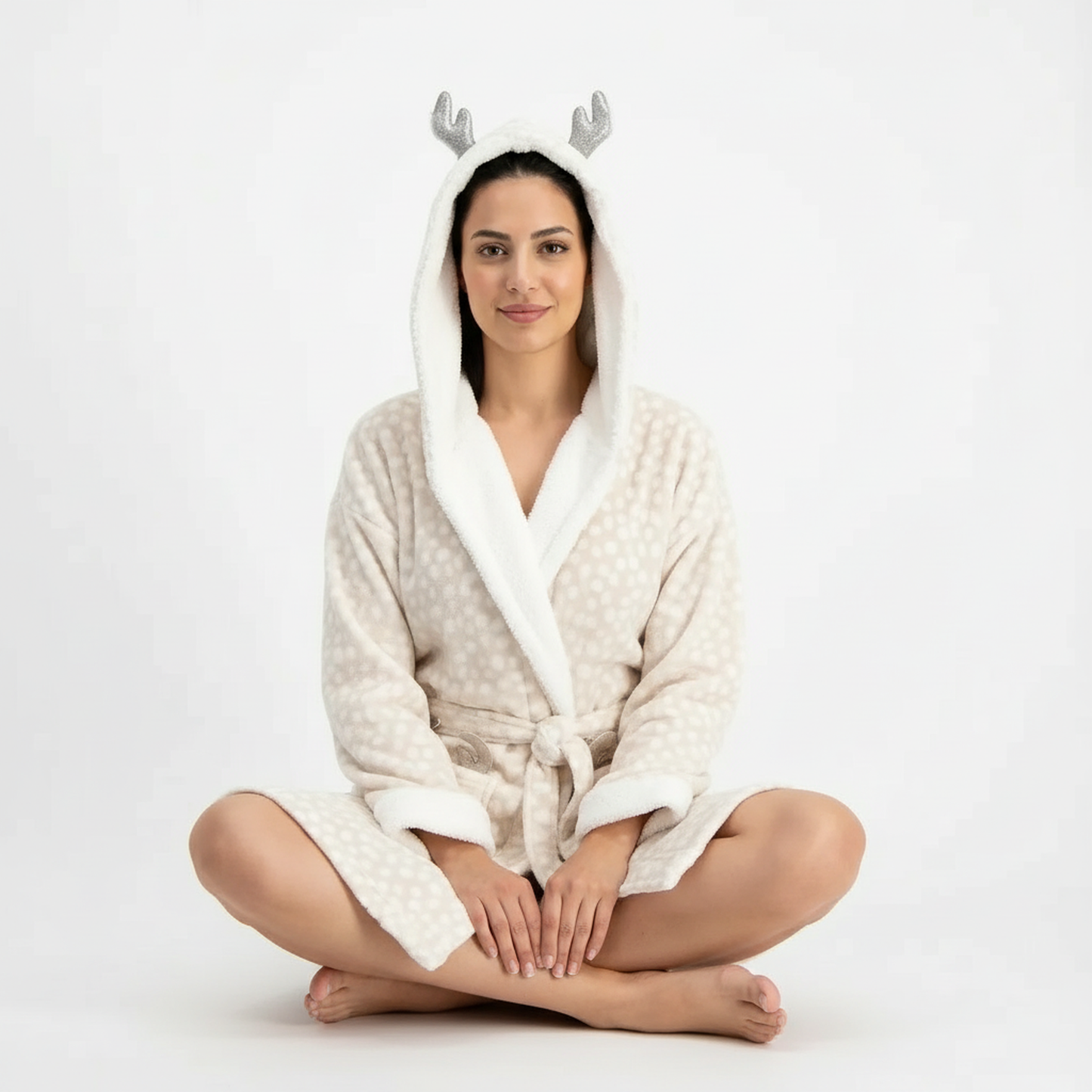 Reindeer روب حريمى بكابيشو