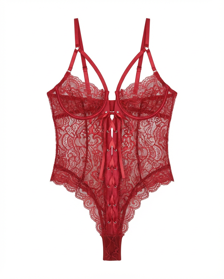 Chemise en Dentelle bs avec un coup et un lien avant