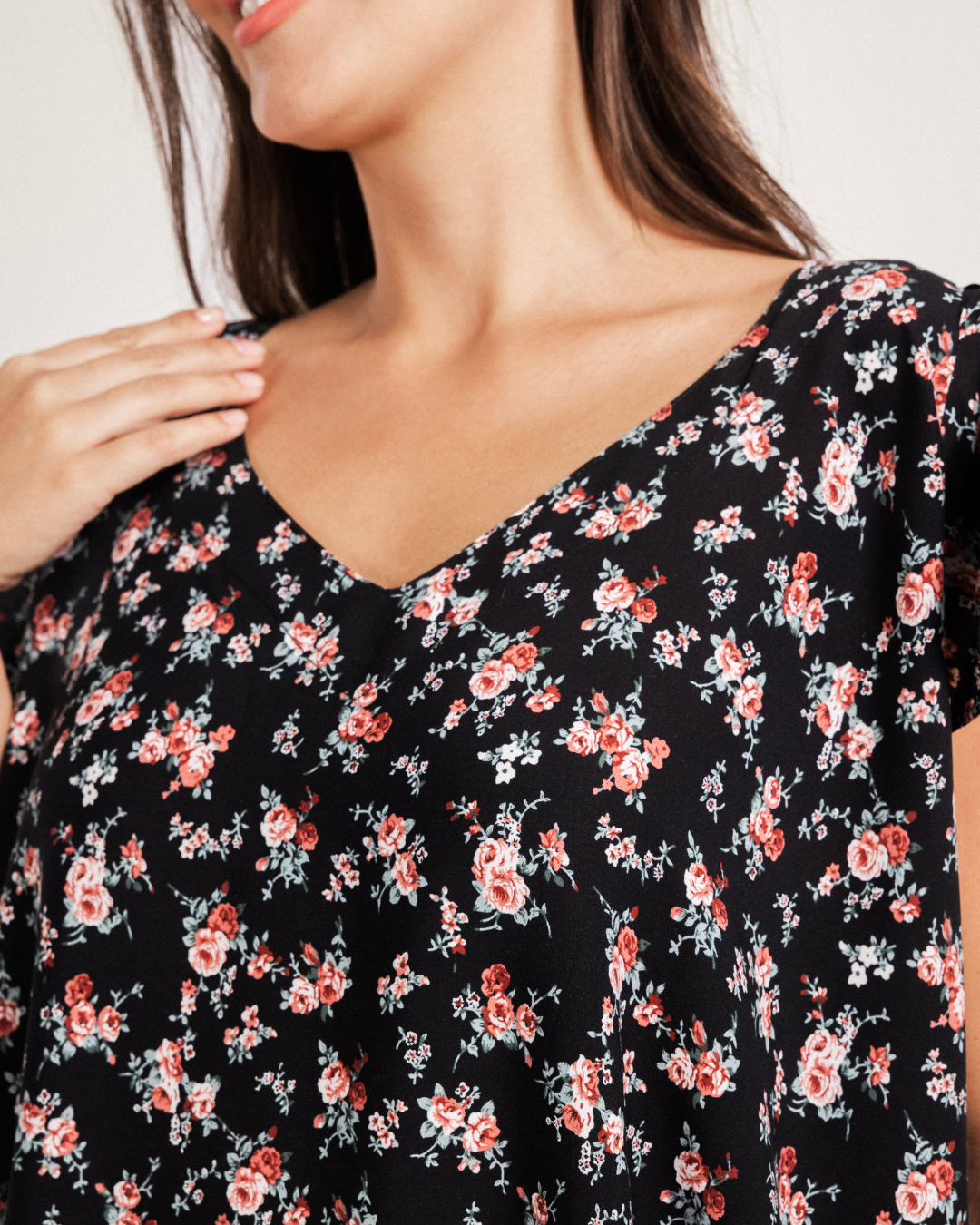 قميص فسكوز جابونيز قصير 759