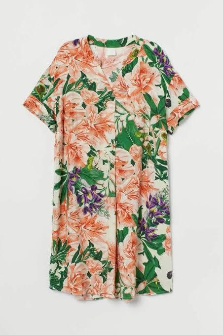 قميص فسكوز حريمي نص كم ورد