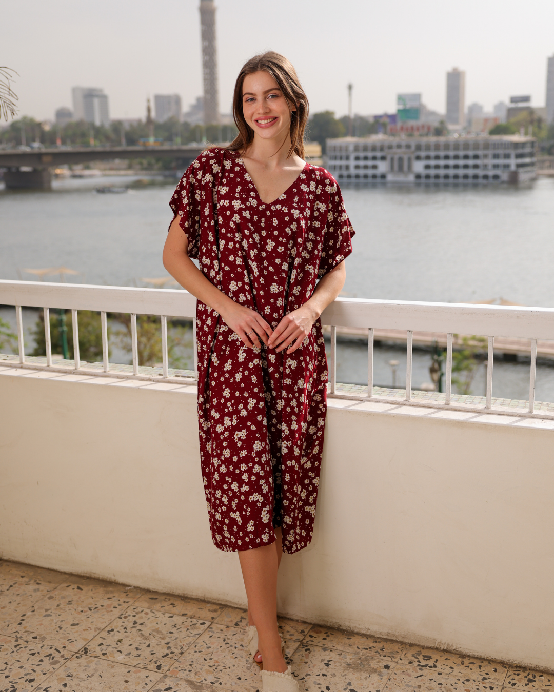 قميص فسكوز قصير 55