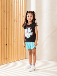 Big Big Flower Girls Pajamas